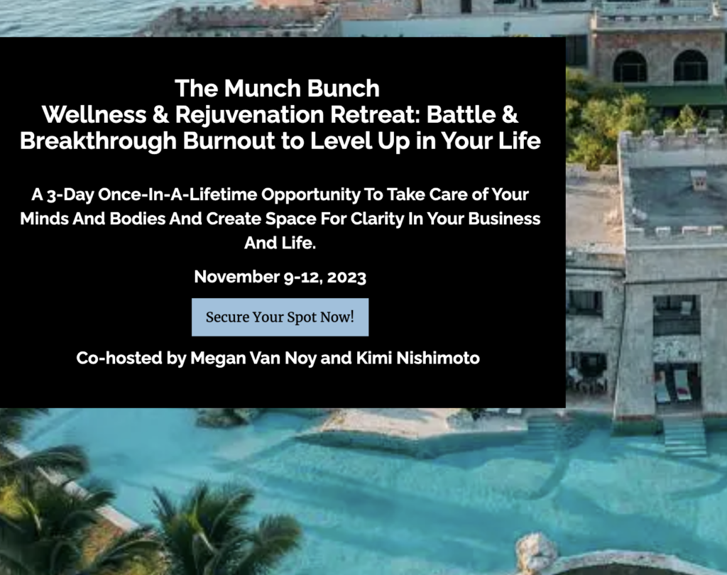 Munch Bunch Wellness and Rejuvenation Business retreat 2
